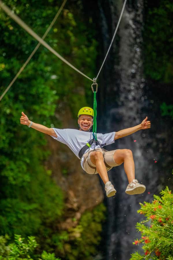 Mauritius: Vallé Advenature Park: Waterfall Zipline - Approaching La Vallée des Couleurs Nature Park
