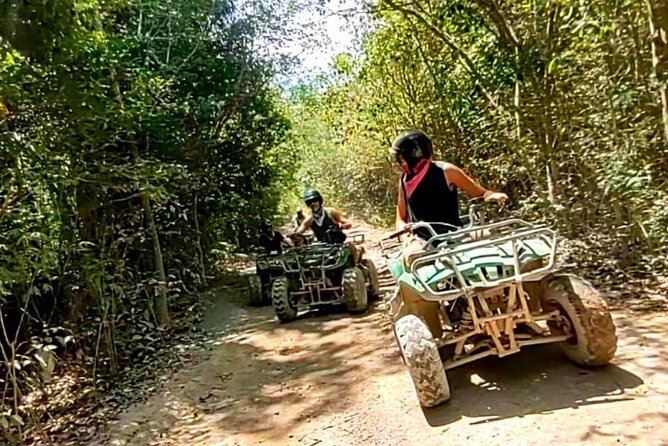 Maya Adrenaline Tulum: Cenote + 5 Ziplining + ATV Adventure - Meeting up from Tulum or Playa del Carmen