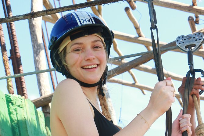 Maya ATV with Cenote and Zipline from Tulum - Entering the underground cenote