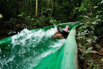 Mega Combo Zip Line Tour and Volcano Hot Spring