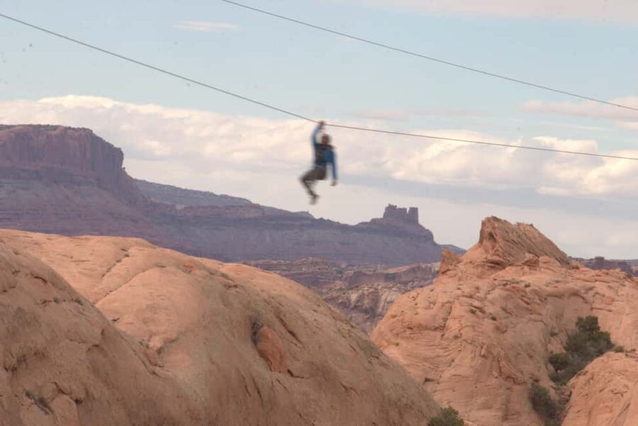 Moab: Zip Line Adventure - The 20-minute UTV ride sets the tone