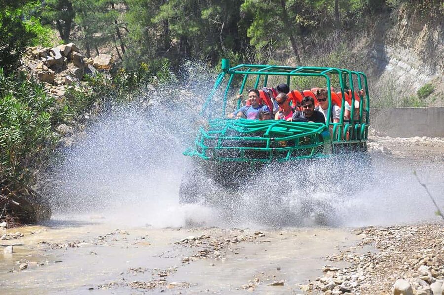 Monster Truck Adventure, Buggy, Rafting & Zipline + Lunch - Buggy safari through muddy tracks
