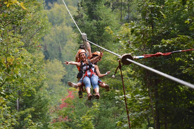 Mont-Catherine Ziplines - Who will enjoy this most?