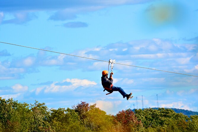 Mont-Catherine Ziplines and Via Ferrata - The 300-metre Cap Beauséjour via ferrata