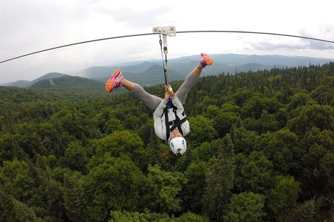 Mont Tremblant Guided Zipline Tour - Getting to the summit by Panoramic Gondola
