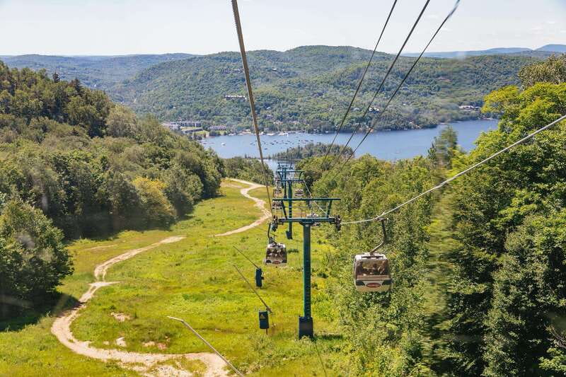 Mont Tremblant: Summit Zip-Lining Tour with 5 Zip Lines - Five lines across the mountain ridges