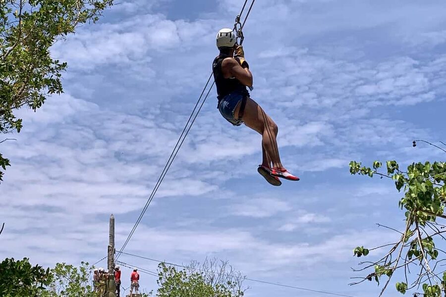 Montego Bay: Day Trip with Zipline, ATV, and Horseback Ride - The zipline: country views from above