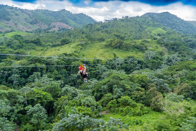 Mountain Zipline Half Day Adventure from Punta Cana - A slower ride on the Jurassic Park Cowboy Trail