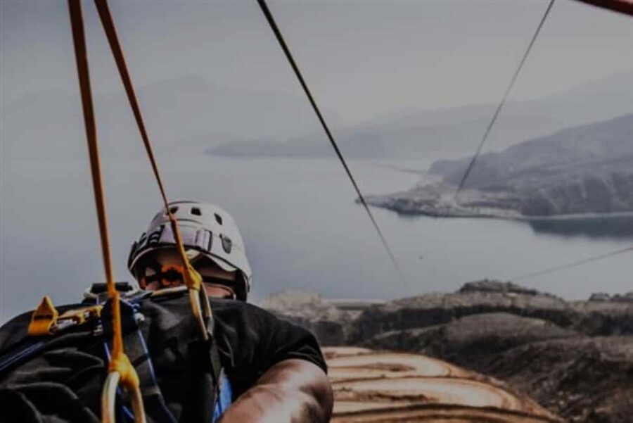 Musandam Zipline - The safety briefing comes first