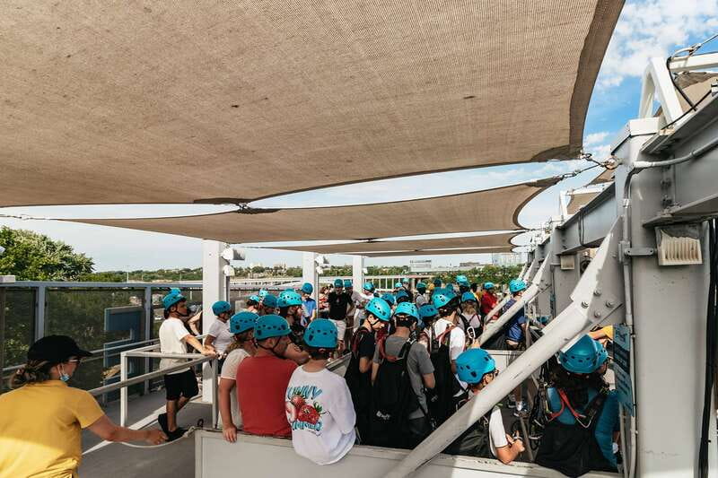 Niagara Falls, Canada: Zipline to The Falls - Reaching the Falls Observation Landing Deck