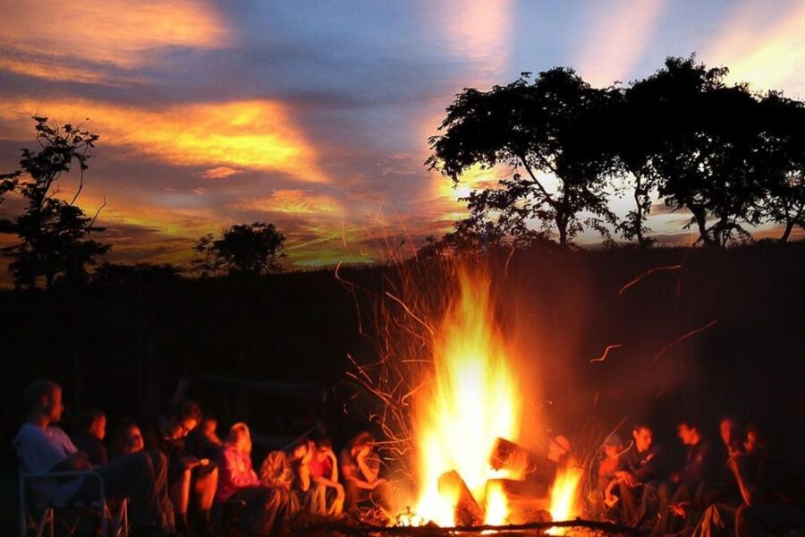 Oahu: Night Zipline Adventure (3 Lines) - Coral Crater after sunset