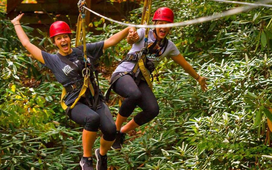 Oak Hill: Zipline Tour in New River Gorge National Park - The shuttle and start of the course