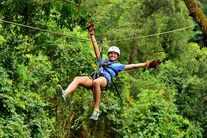 Ocean View Canopy Zip line + Chocolate Experience - From Jaco Beach to Vista Los Sueños Adventure Park