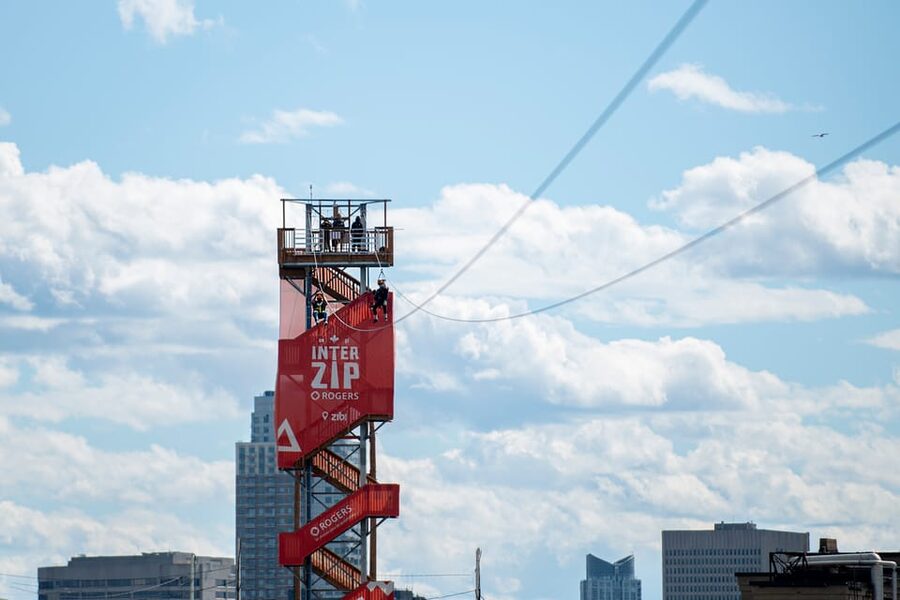 Ottawa: River Zipline Adventure - The Eight-Minute Walk Across Chaudière Bridge