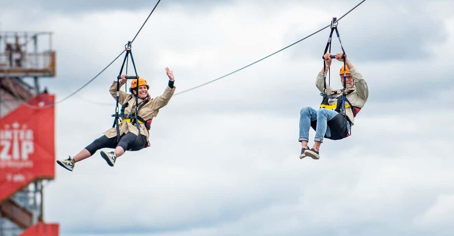 Ottawa: River Zipline Adventure - Climbing the Nine-Story Launch Tower