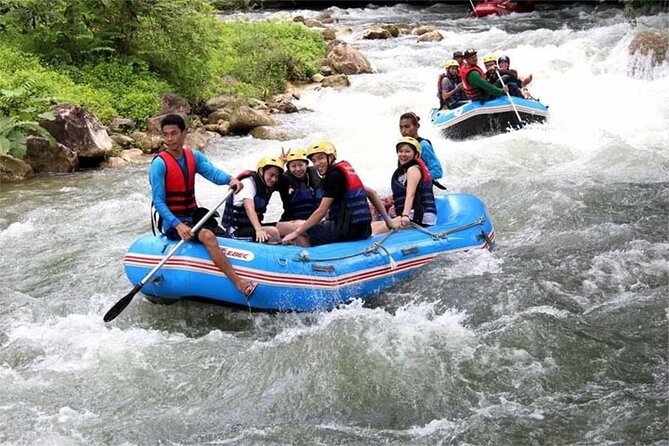 Phang Nga Tour with White Water Rafting and Zipline - The Waterfall Stop