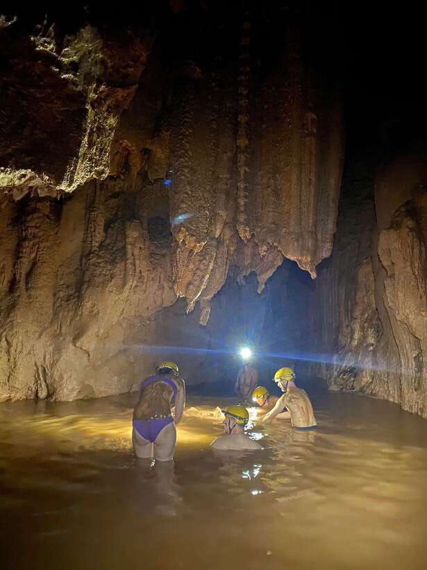 Phong Nha: Zipline Dark Cave & Paradise Cave Exploration - Reaching Paradise Cave by electric car and forest trail