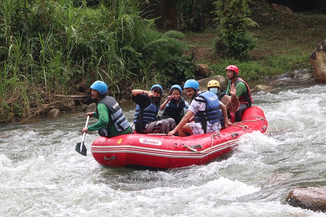 Phuket Adventure with White Water Rafting, Monkey cave and Zip Line+Optional ATV - The 150-Meter Zipline