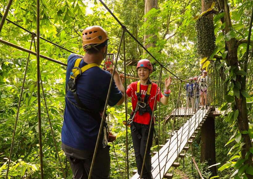 Phuket: ATV and ZipLine Adventure View Big Buddha Visit - Riding through Phuket forest and rubber plantations