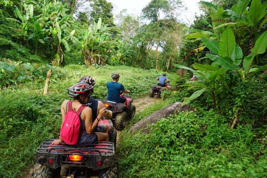 Phuket: ATV and Zipline Panoramic Adventure - The zipline course climbs from fun to nerve-rattling