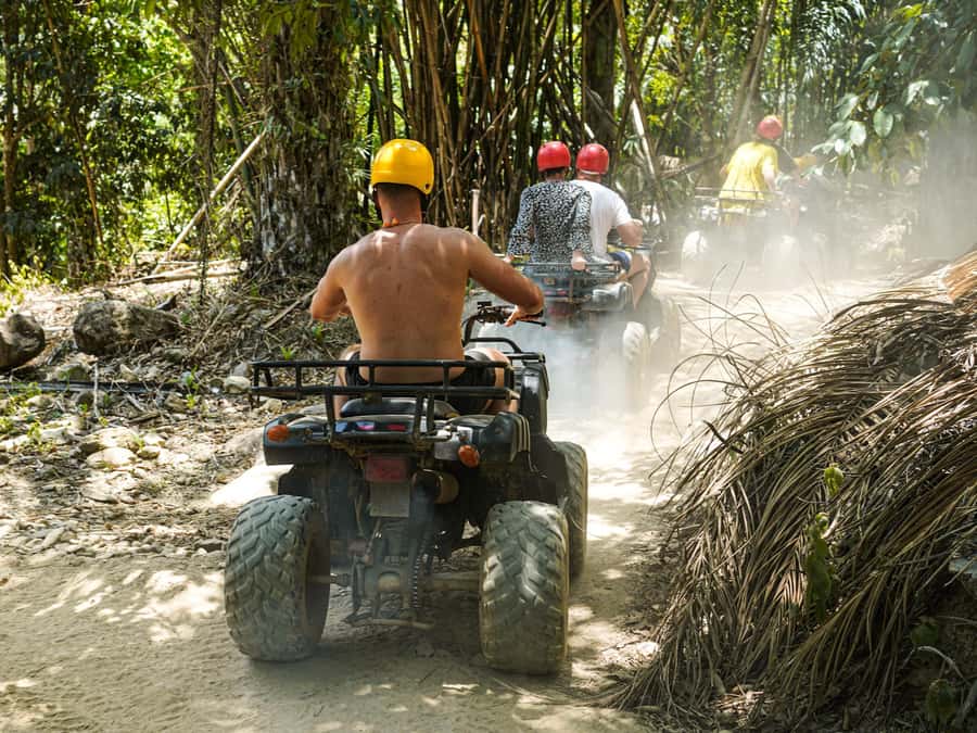 Phuket: ATV Experience and Zipline Combinaton Trip - Flying through seven zipline routes
