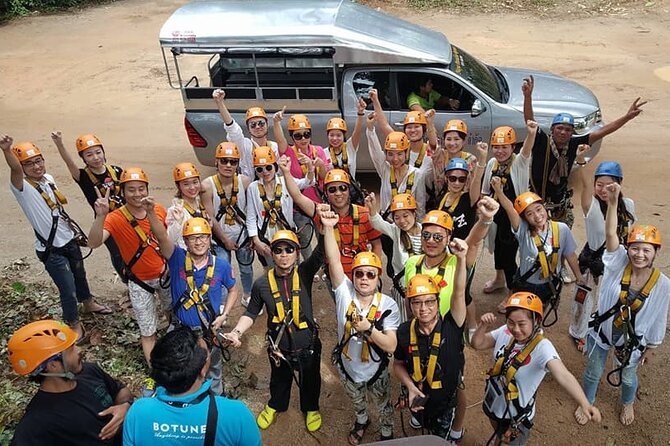 Phuket ATV Tour to Big Buddha View Point and Zipline Adventure - Big Buddha and the view over Phuket Bay