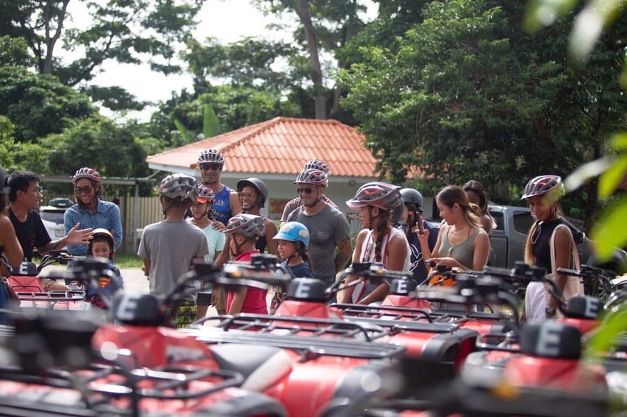 Phuket: Big Buddha Viewpoint ATV Tour and Zipline Adventure - The ATV ride through Phuket’s rubber jungle