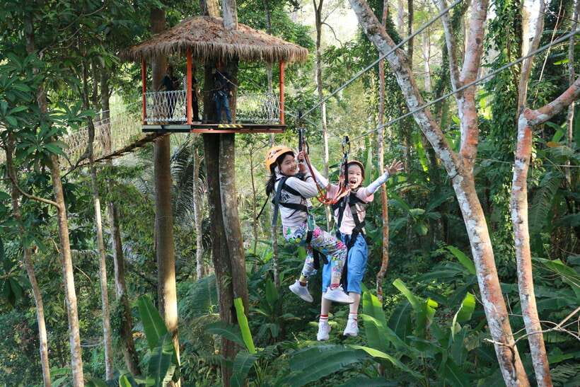 Phuket: Erawan Zipline Adventure with Ocean Views in Patong - A course with more than one kind of thrill