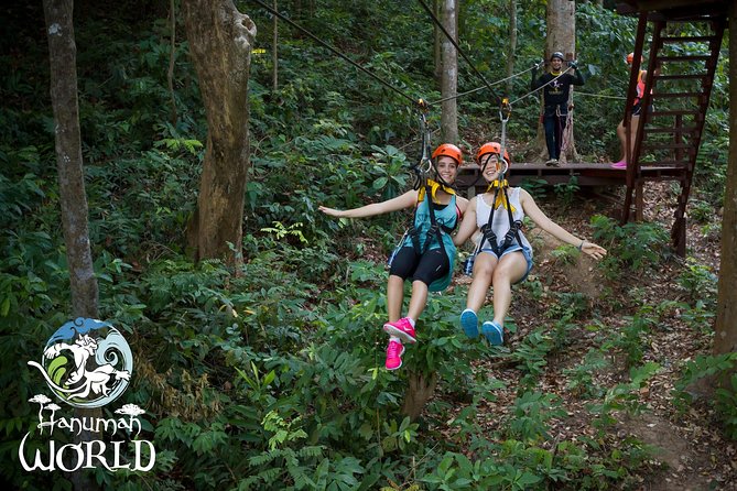 Phuket Hanuman World Combine Zipline Adventure Tickets - Getting ready for 30 treetop platforms