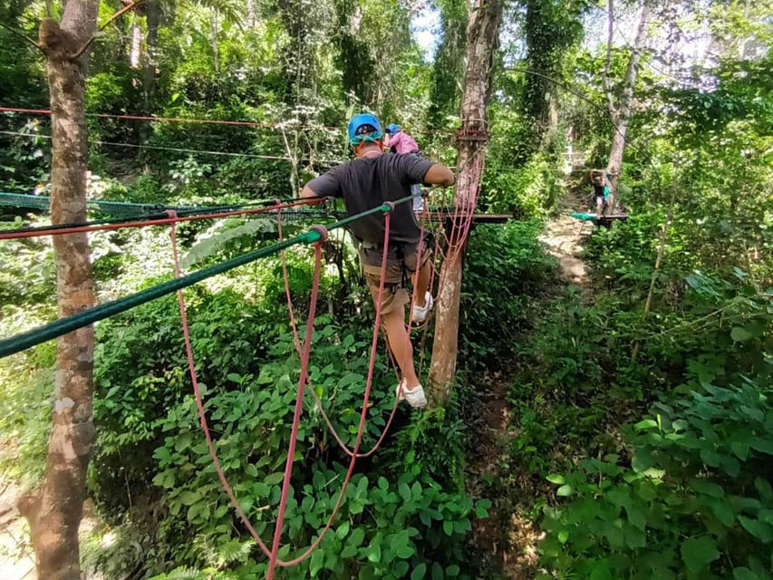 Phuket: Jungle Xtrem Adventures and Zipline Park - Three courses, three levels of effort