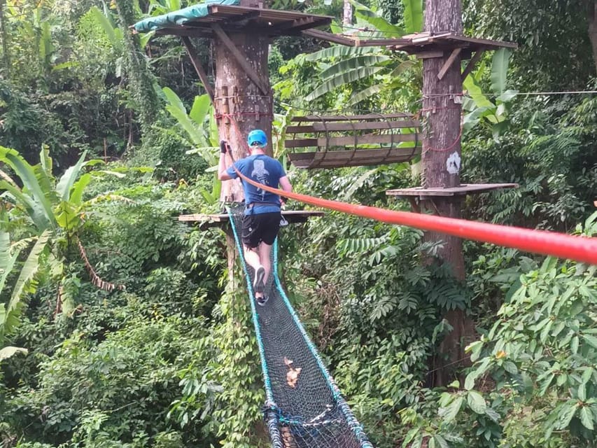 Phuket: Jungle Xtrem Adventures and Zipline Park - Getting fitted for the forest course