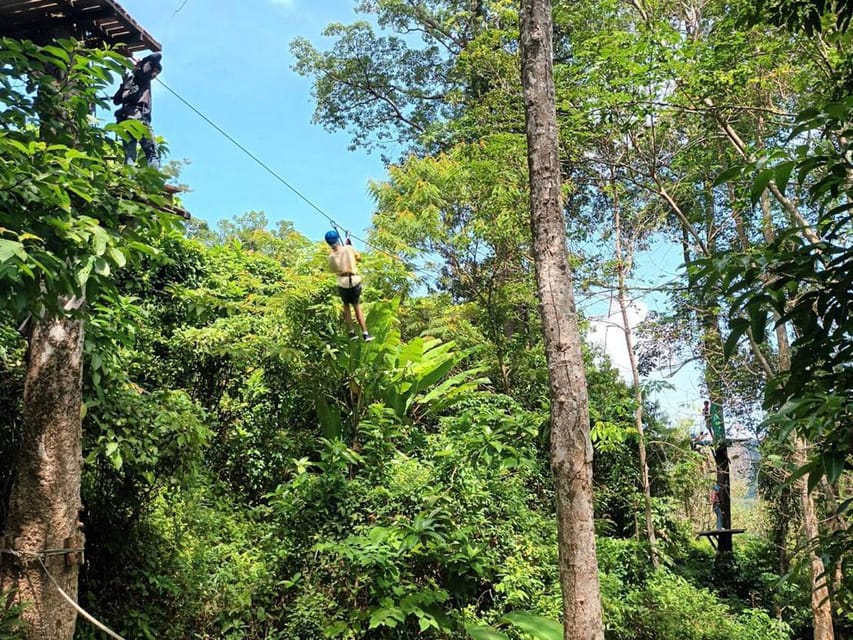 Phuket: Jungle Xtrem Adventures and Zipline Park - The forest views are part of the reward