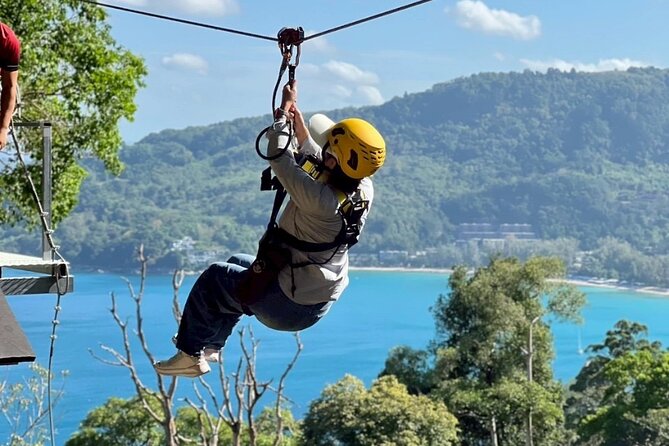 Phuket Kamala SkyRush Zipline and ATV Adventure - Taking control of an ATV