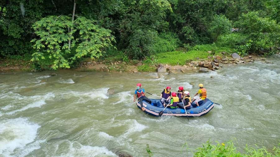 Phuket: Monkey Cave, Water Rafting, Zipline with ATV Option - Inside Suwan Kuha Temple and the Monkey Cave
