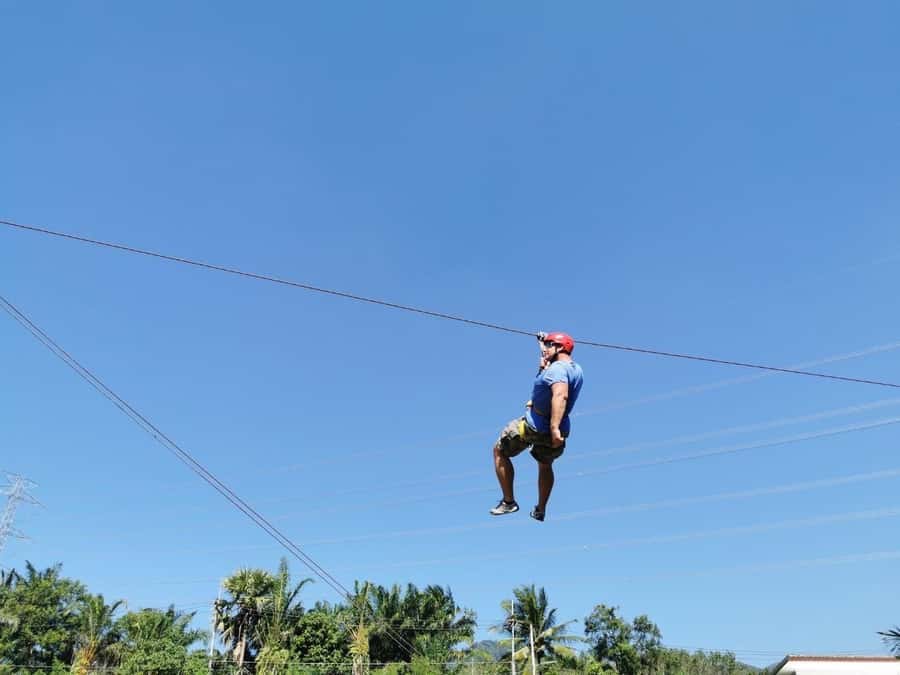 Phuket: Monkey Cave, Water Rafting, Zipline with ATV Option - Lunch, fruit, drinks, and a pause at camp