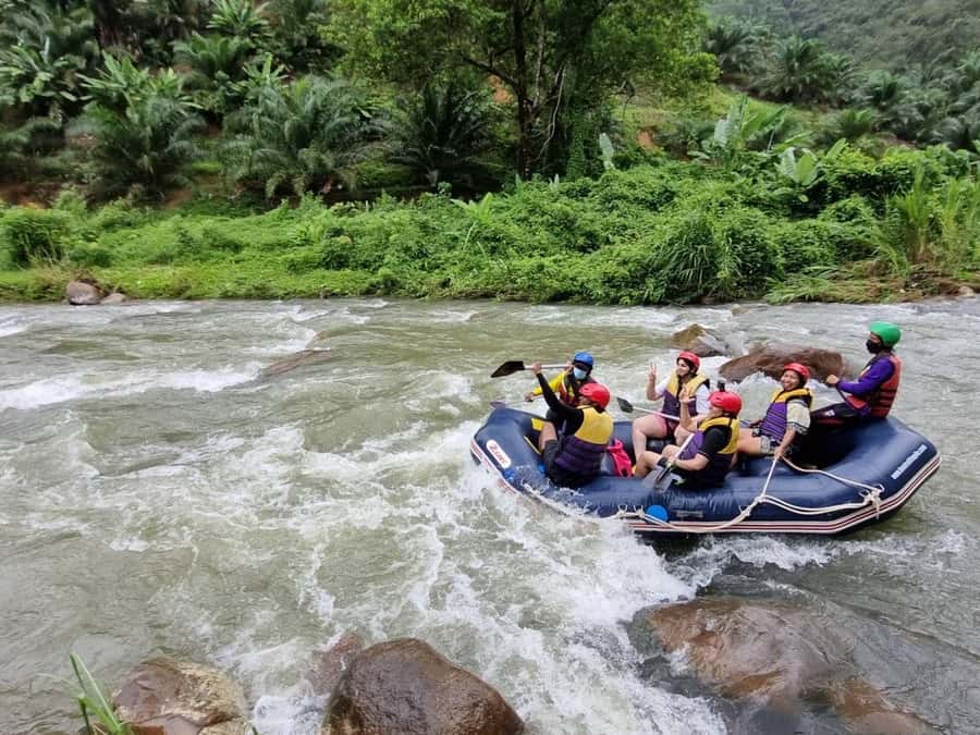 Phuket: Monkey Cave, Water Rafting, Zipline with ATV Option - Five kilometers of white-water rafting
