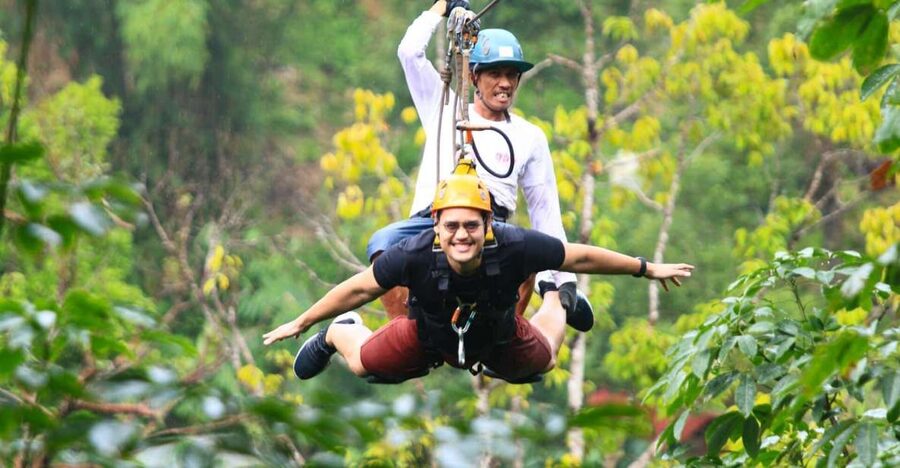 Phuket Paradise Adventure: Zipline, ATV Adventure - Pickup from Patong, Kata, Karon, Rawai, or Chalong