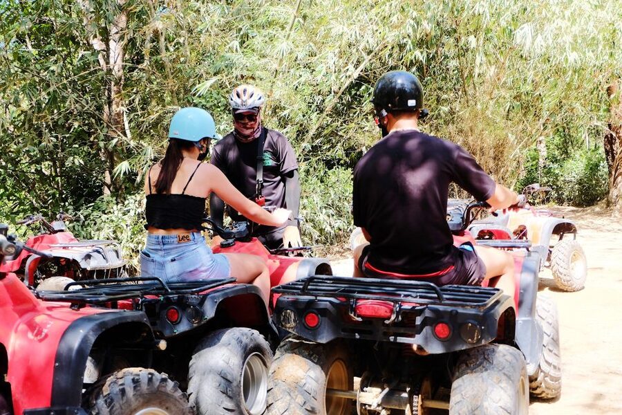 Phuket: Paradise Jungle Zipline Adventure - Guides who keep nervous riders moving