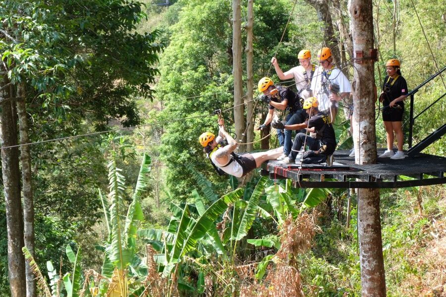 Phuket: Paradise Jungle Zipline Adventure - Timing, refreshments, and the ride back