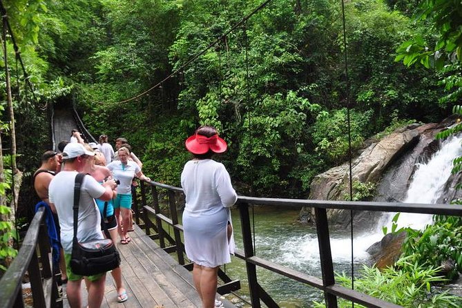 PHUKET-PHANG NGA: White Water Rafting 5 km-ATV-Zipline-LNH - The waterfall walk and cool swimming pool