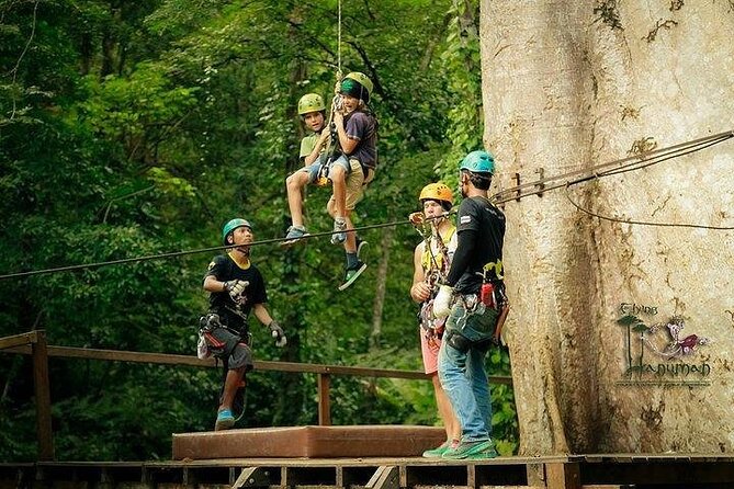 Phuket-Phang Nga: White Water Rafting 7 km.-Zipline-ATV-Lunch - A short trek and waterfall swim