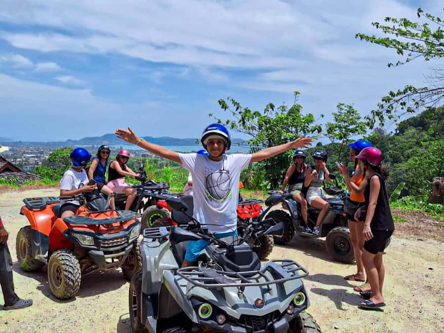 Phuket : Ride ATV Adventures ,Zipline & Viewpoint Panoramic - The 45-minute hotel transfer