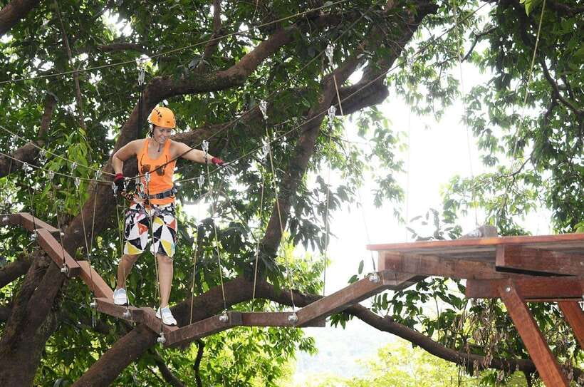 Phuket: Tickets to Zipline & Aerial Adventure Parks - The zipline and Tarzan-style swing
