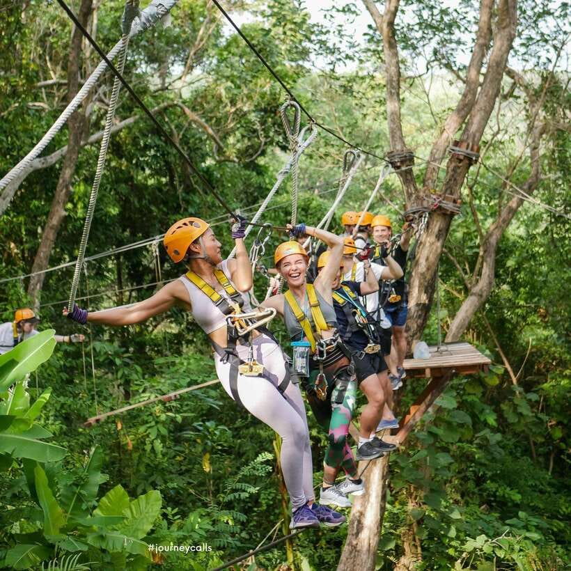 Phuket Ultimate Combo: Jungle ATV & Zipline Adventure - ATV Riding Through Jungle Tracks