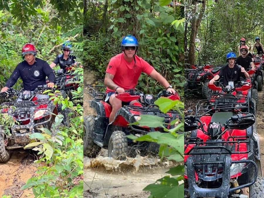 Phuket: Zip Line & ATV Adventure with Hotel Transfer Option - The zipline circuit through the treetops