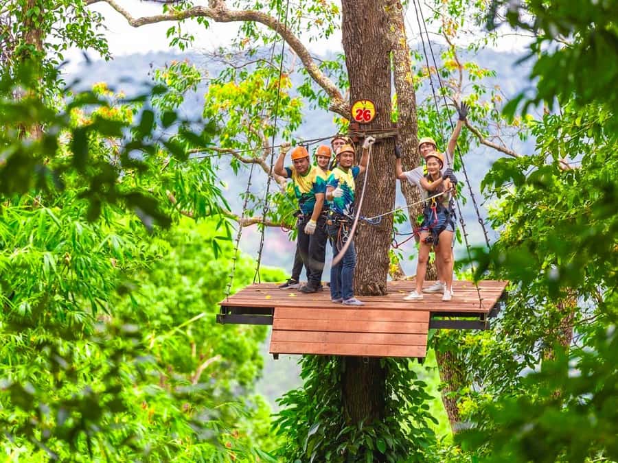 Phuket: Zip Line & ATV Adventure with Hotel Transfer Option - Trading cables for a 30-minute ATV ride