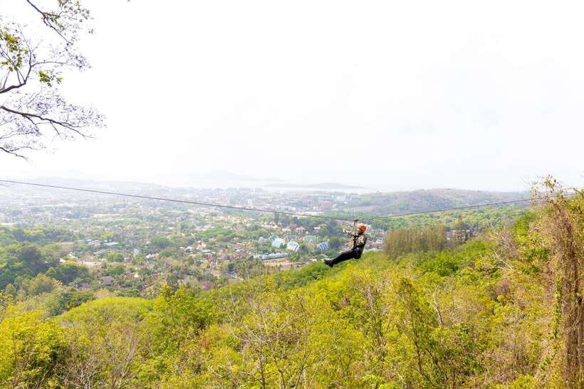 Phuket: Zipline Flying Higher than a Hawk with ATV Option - How the Zipline Course Feels