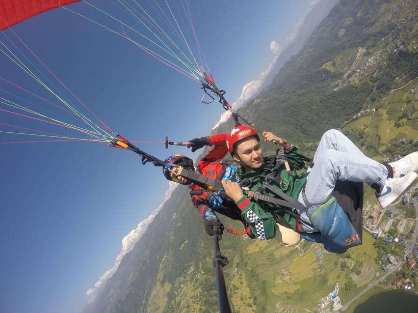 Pokhara: Paragliding, Bungy Jump and Zipline Combo Adventure - Sarangkot and the 30-minute paragliding flight