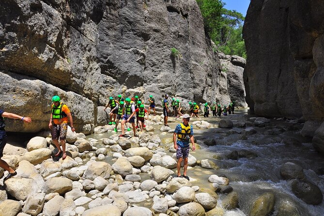 Private Full-Day Canyoning, Rafting, and Zipline in Antalya - Rafting through 12 rapids