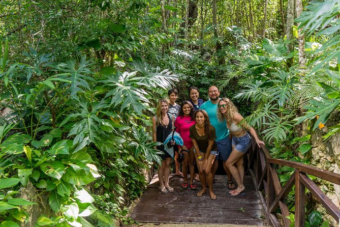 Private Tour with 3 Cenotes + 5 Zip-lines + Mayan Lunch - A private format that works best for families and small groups